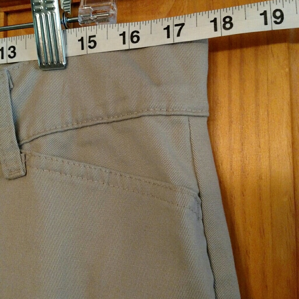 Riders by Lee tan twill pants sz 14P - Picture 5 of 6